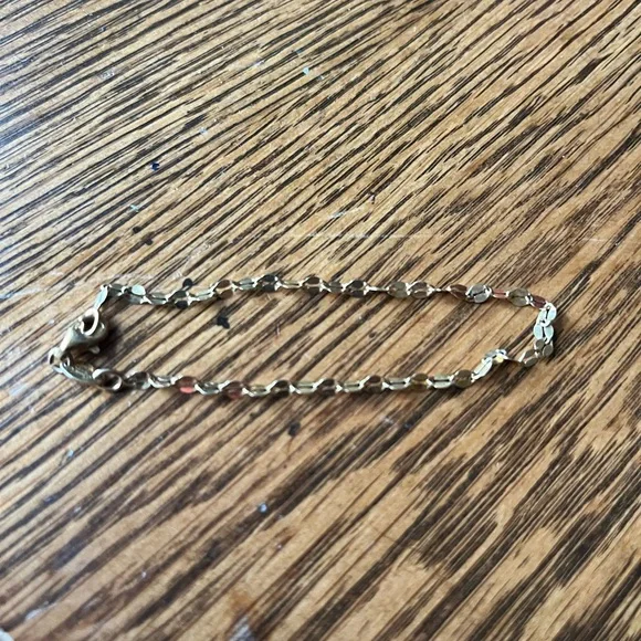 Vintage Elegant Designer 925 Sterling Silver Gold Tone Chain Twist Bracelet 7” - Picture 4 of 6